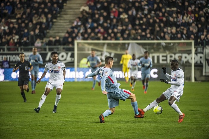 Amiens - Monaco, una fase dell'i contro (foto Sito Monaco)