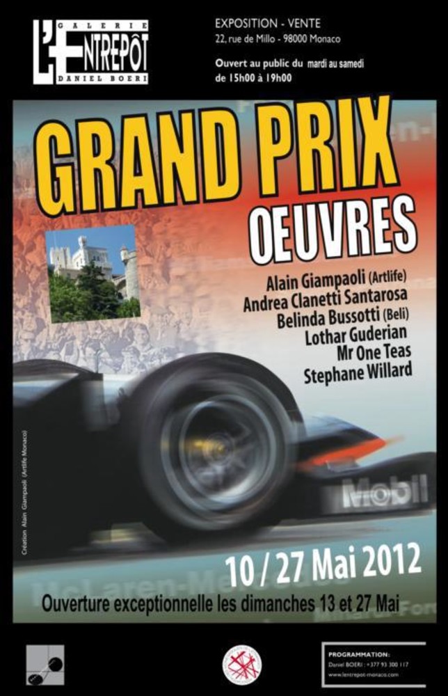 "Grand Prix : Oeuvres" all'Entrepôt di Montecarlo "Grand Prix : Oeuvres" all'Entrepôt di Montecarlo