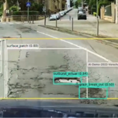 Cannes, analisi di una via con l'intelligenza artificiale (c) Vialytics Cannes, analisi di una via con l'intelligenza artificiale (c) Vialytics