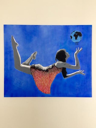 Le opere di ARTMOR1sui muri delle Puces de Nice