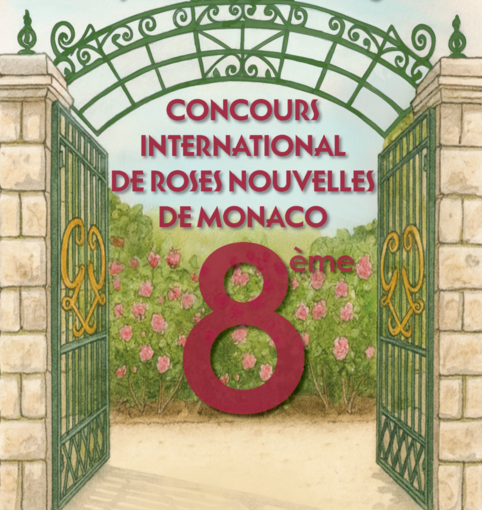 8° Concorso Internazionale delle Nuove Rose alla Roseraie Princesse Grace.