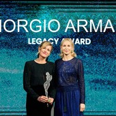 Anoushka Borghesi, Global Communication Director di Giorgio Armani e Kelly Rutherford.
