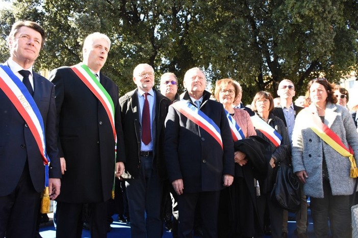 Fotocronaca della manifestazione italo - francese di Nizza del 16 febbraio 2019