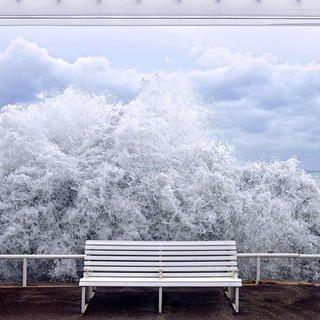 La "prima" onda fotografata da Bruno Bébert