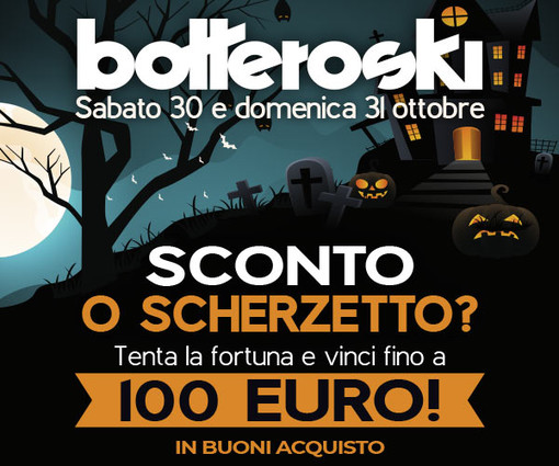 Sconto o Scherzetto? Festeggia Halloween con Bottero Ski! Sconto o Scherzetto? Festeggia Halloween con Bottero Ski!