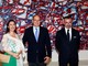 SAS il Principe Albert II con Alain Seban, Presidente del Centre Pompidou e Ariane Coulondre, Commissario di EXTRA LARGE - Photo copyright Palais Princier