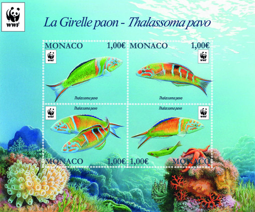 Ecco il francobollo del WWF, che segna il sostegno del Principato di Monaco all'ambiente