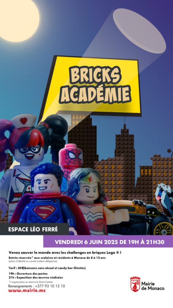 Monaco, la Bricks Academy apre le sue porte all'Espace Léo Ferré