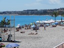 Bandiere sulle spiagge di Nizza Bandiere sulle spiagge di Nizza
