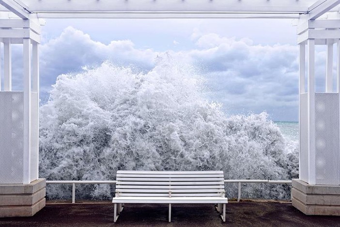 La "prima" onda fotografata da Bruno Bébert