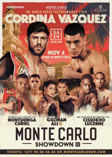 A novembre due grandi incontri di boxe per il titolo mondiale al Casino di Monte-Carlo A novembre due grandi incontri di boxe per il titolo mondiale al Casino di Monte-Carlo