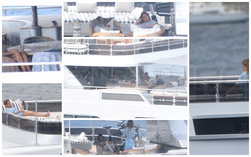 Estate da Vip in Costa Azzurra: Piersilvio Berlusconi e Silvia Toffanin in vacanza sul loro panfilo (Foto)