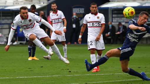 Bordeaux - Nizza, una fase di gioco (foto tratta dal sito dell'OGC Nice)