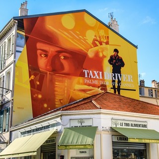 Cannes, il murales dedicato al film "Taxi Driver" @mairie de Cannes
