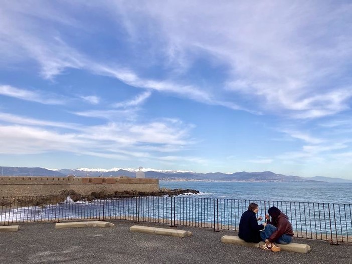 Antibes, mare d'inverno. Fotografie di Silvia Assin