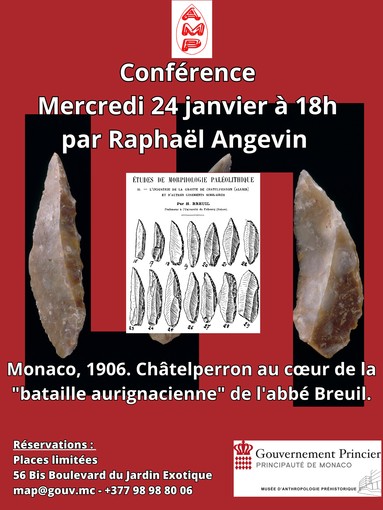 Al Museo della Preistoria di Monaco una conferenza con Raphael Angevin Al Museo della Preistoria di Monaco una conferenza con Raphael Angevin
