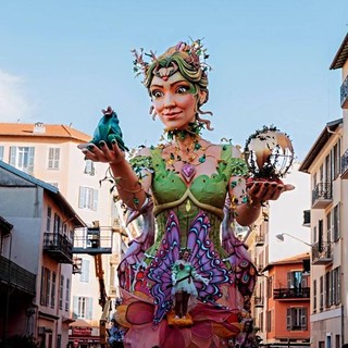 La Regina e il Re del Carnevale di Nizza del 2026