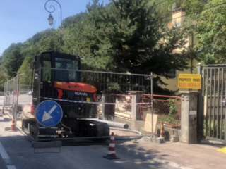 Cantiere a St Dalmas