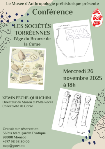 Conferenza del 26 novembre 2025 – “Le società torréennes: l’età del Bronzo della Corsica”. Conferenza del 26 novembre 2025 – “Le società torréennes: l’età del Bronzo della Corsica”.