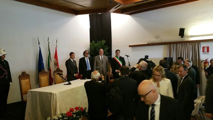Alberto II di Monaco è diventato cittadino onorario di Portofino Alberto II di Monaco è diventato cittadino onorario di Portofino