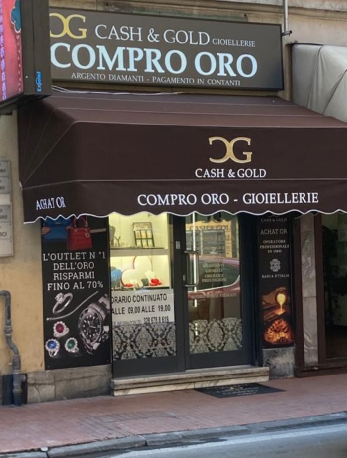 A Ventimiglia ha aperto il Compro Oro CASH &amp; GOLD!