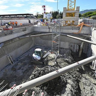 Chantier réseau chaleur biomasse Cannes (c) CACL