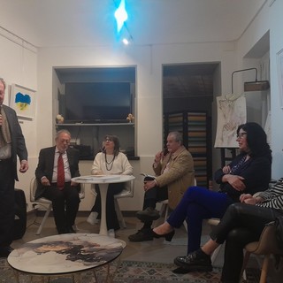 L’intervento di Carlo Sonnino al Caffè letterario di Albedo, a Bra