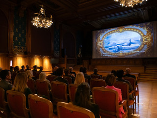 Sequenza inaugurale, Museo oceanografico di Monaco, 24 ottobre 2025 © Philippe Fitte / Institut océanographique. Sequenza inaugurale, Museo oceanografico di Monaco, 24 ottobre 2025 © Philippe Fitte / Institut océanographique.