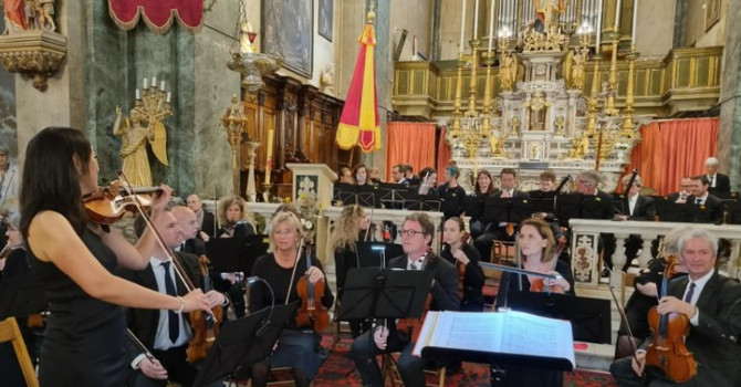 Arcomusica in concerto a Sospel. Arcomusica in concerto a Sospel.