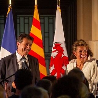 Il primo discorso di Christian Estrosi dopo il turno di ballottaggio il 28 giugno 2020