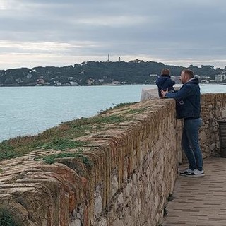 Cap d'Antibes, mare d'inverno. Fotografie di Danilo Radaelli