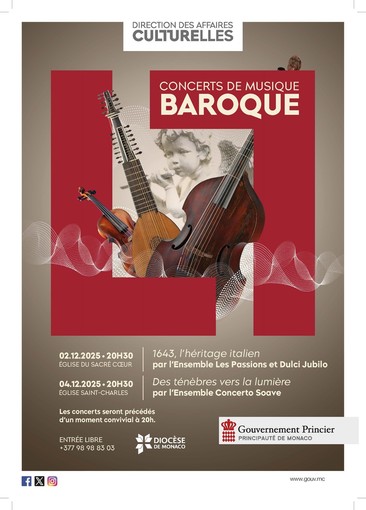 Concerto di Musica Barocca a Monaco: il 2 e 4 Dicembre 2025.