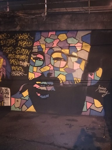 Il murales di Cedric Herrou a Nizza