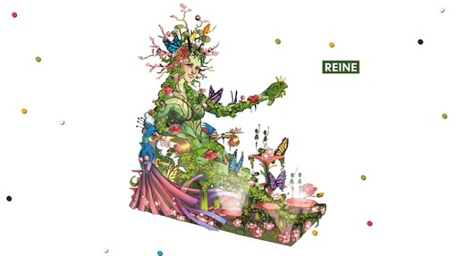 Carnevale di Nizza, il carro della Regina Carnevale di Nizza, il carro della Regina