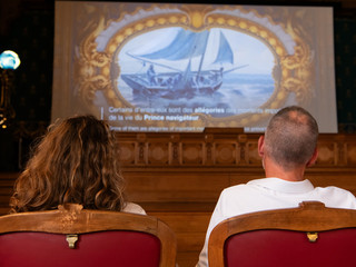 Sequenza inaugurale, Museo oceanografico di Monaco, 24 ottobre 2025 © Philippe Fitte / Institut océanographique. Sequenza inaugurale, Museo oceanografico di Monaco, 24 ottobre 2025 © Philippe Fitte / Institut océanographique.