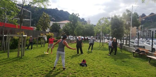 Senior in azione a Nizza, foto di Patrizia Gallo