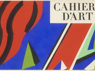 Couverture des Cahiers d’Art conçue par Henri Matisse, numéro spécial 3-5, 1936, © Succession H. Matisse | © Editions Cahiers d’Art, Paris 2023