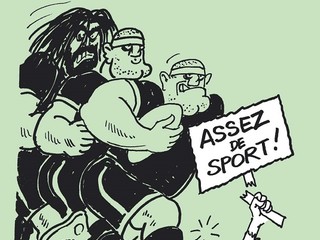 Charlie	Hebdo,2007 ©V.Cabut https://cabu-officiel.com/