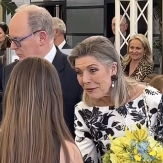 Il Principe Alberto e la Principessa di Hannover durante la premiazione. (Fotogallery di Ezio Cairoli)