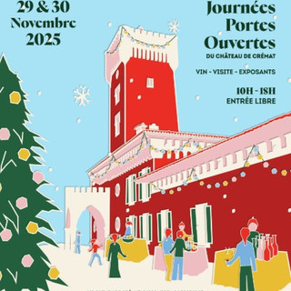 Il Château de Crémat apre le sue porte per un weekend magico: Il 29 e 30 novembre 2025, dalle 10:00 alle 18:00,  invita il pubblico alle Journées Portes Ouvertes.