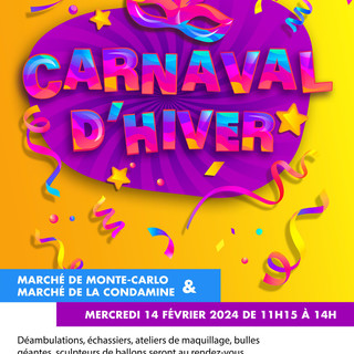 Il Carnevale di Monaco con animazioni ai mercati di Monte-Carlo e la Condamine