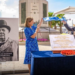 Dénomination boulevard Winston Churchill HD 1 (c) Mairie de Cannes