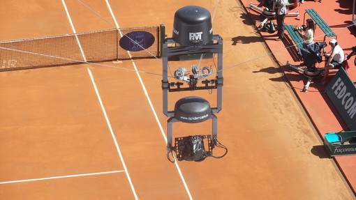 La Spidercam al Montecarlo Rolex Masters La Spidercam al Montecarlo Rolex Masters