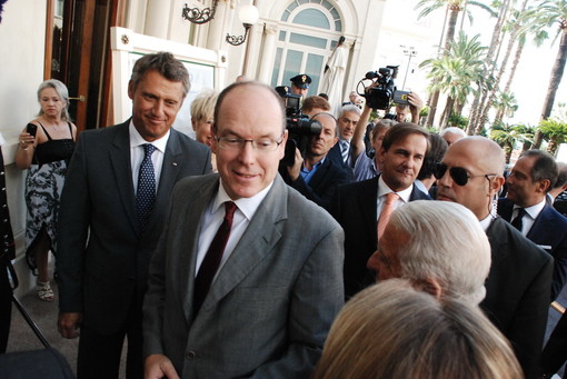 Anche il Principe Alberto II al compleanno di Shimon Peres a Gerusalemme