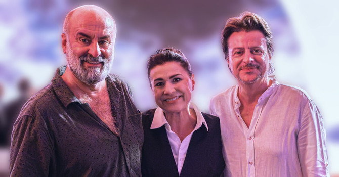 Davide Livermore, Cecilia Bartoli e Paolo Gep Cucco. Foto: ©Nicolò Creazzo.