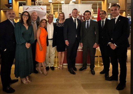 La delegazione monegasca ad Atene La delegazione monegasca ad Atene