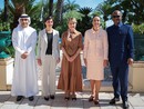 Da sinistra a destra: S.E. Fahad Saeed Mohamed Abdulla Al Raqbani (Emirati Arabi Uniti), S.E. Radka Balabanova-Ruleva (Bulgaria), Isabelle Berro Amadeï , Ministro delle Relazioni Estere e della Cooperazione del Principato, S.E. Ana Elena Pinto Lizano (Costa Rica) e S.E. Nkosinathi Emmanuel Mthethwa (Sudafrica). Da sinistra a destra: S.E. Fahad Saeed Mohamed Abdulla Al Raqbani (Emirati Arabi Uniti), S.E. Radka Balabanova-Ruleva (Bulgaria), Isabelle Berro Amadeï , Ministro delle Relazioni Estere e della Cooperazione del Principato, S.E. Ana Elena Pinto Lizano (Costa Rica) e S.E. Nkosinathi Emmanuel Mthethwa (Sudafrica).