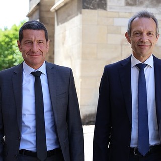 David Lisnard e Philippe Castanet (Nouvelle Énergie)