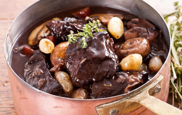 Daube de porc averc raisin