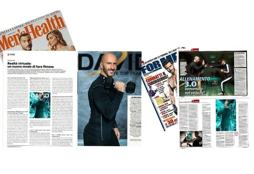Il personal trainer Davide Nevrkla protagonista sui famosi magazine “For Men” e “Men's Health” ti mette in forma a casa durante la quarantena
